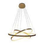 Lustre Pendente 3 Arcos Dourado