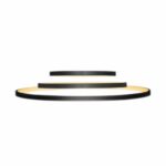 Lustre Pendente 3 Arcos Preto - Imagem 2