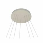 Lustre Pendente 3 Arcos Prata - Imagem 3