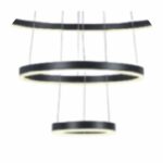 Lustre Pendente 5 Arcos Preto - Imagem 2