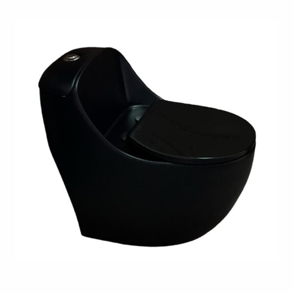 Vaso Sanitário Monobloco Preto Veneza